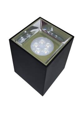 Sıva Üstü Kare Led Spot Siyah- Krom - ULTRAS PERA