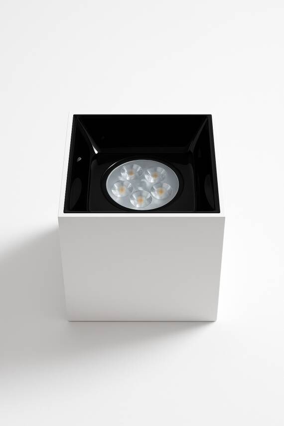 Sıva Üstü Kare Led Spot Siyah- Siyah - 1