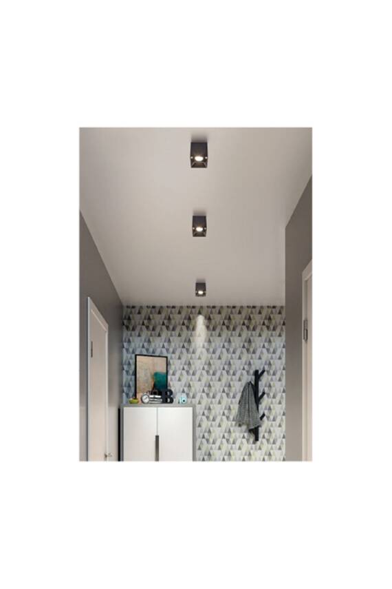 Sıva Üstü Silindir Led Spot Beyaz-Gold - 4