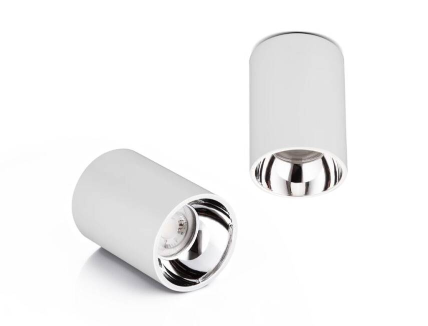 Sıva Üstü Silindir Led Spot Beyaz-Krom - 1