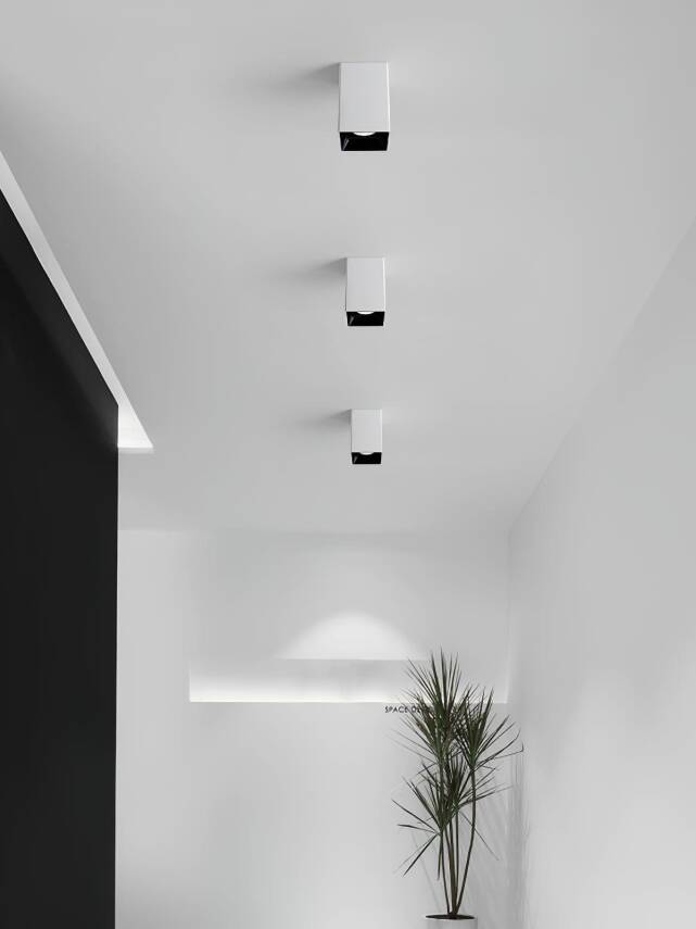 Sıva Üstü Silindir Led Spot Beyaz-Rose-Black - 4