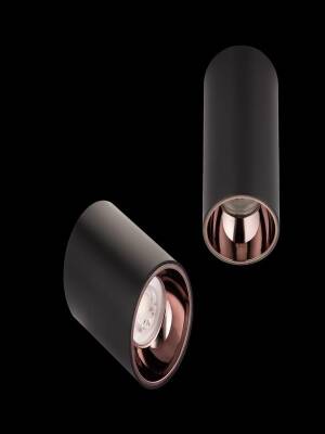 Sıva Üstü Silindir Led Spot Siyah-Rose-Black - 3
