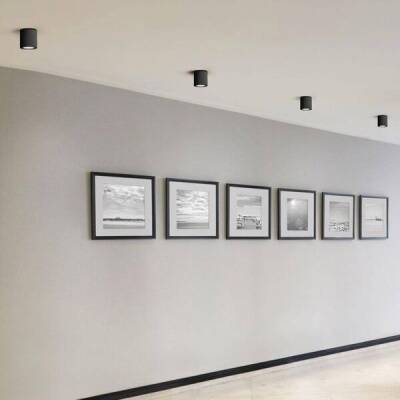 Sıva Üstü Silindir Led Spot Siyah-Rose-Black - 4