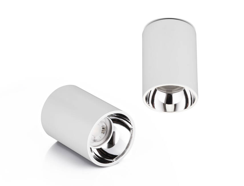 Sıva Üstü Silindir Led Spot Beyaz-Krom - 1